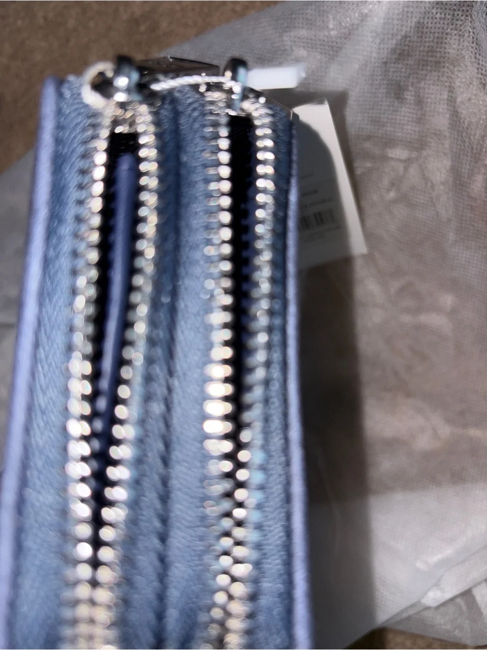 New cxl double zipper Christian Lacroix wallet